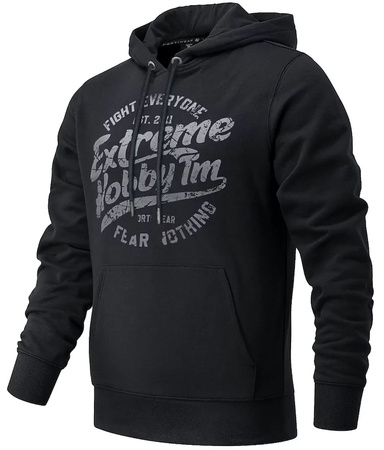 Bluza EXTREME HOBBY WHEEL kaptur czarna