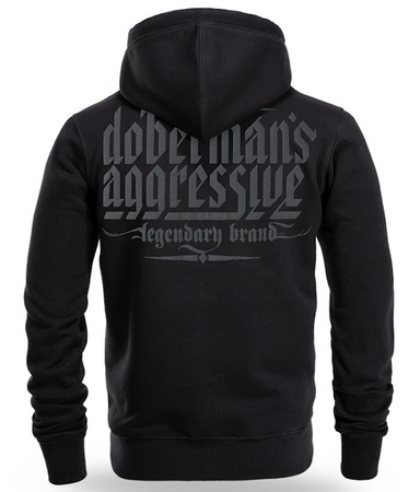 Bluza DOBERMANS SWELLING LOGO BZ351 rozpinana czarna