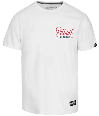 T-shirt PIT BULL SAN DIEGO BORN biały