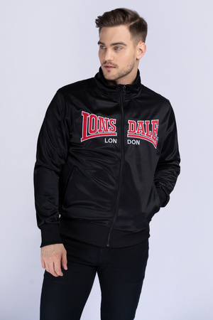 Bluza LONSDALE POLKERRIS czarna stójka