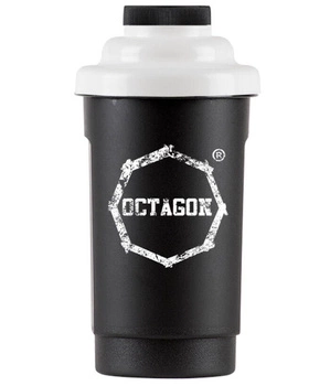 Shaker OCTAGON LOGO czarno-biały