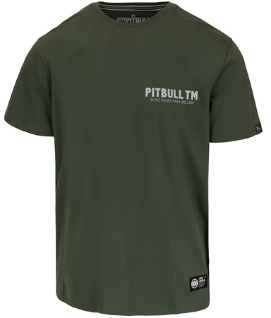 T-shirt PIT BULL PARABELLUM old green