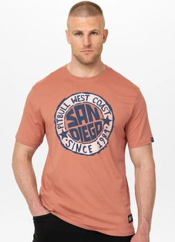 T-shirt PIT BULL SAN DIEGO SUN łososiowy (pale salmon)