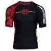 Short sleeve rashguard EXTREME HOBBY RED WARRIOR czarny