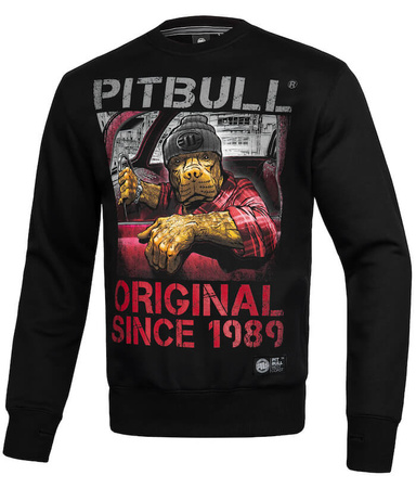 Bluza PIT BULL DRIVE czarna prosta