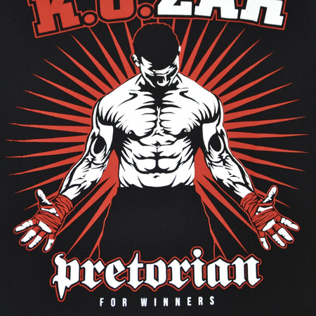 T-shirt PRETORIAN K.O.zak czarny