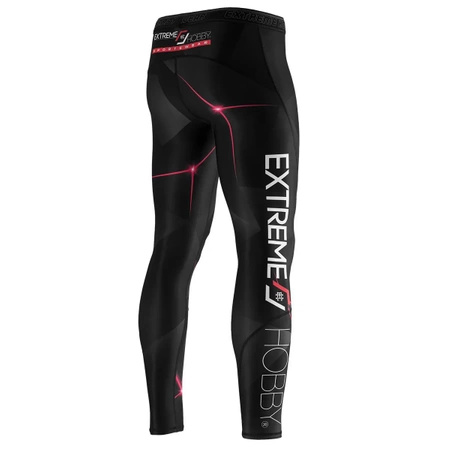 Legginsy męskie  EXTREME HOBBY MT SPORT czerwony