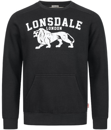 Bluza LONSDALE KERSBROOK czarna prosta