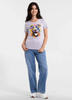 T-shirt damski PIT BULL WATERCOLOR WMN jasno fioletowy (lilac)