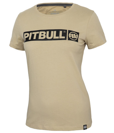 T-shirt damski PIT BULL HILLTOP WMN beżowy