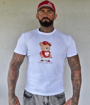 T-shirt INVICTA POLSKA biały