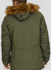 Kurtka parka ALPHA INDUSTRIES EXPLORER ciemnozielona (dark green) 193128 257