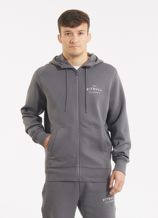Bluza PIT BULL SAMPSON grafitowa rozpinana kaptur