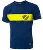 T-shirt PRETORIAN TROUBLE YELLOW STRAP granatowy