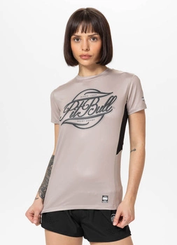 Damska koszulka sportowa Mesh PIT BULL IR WMN sand