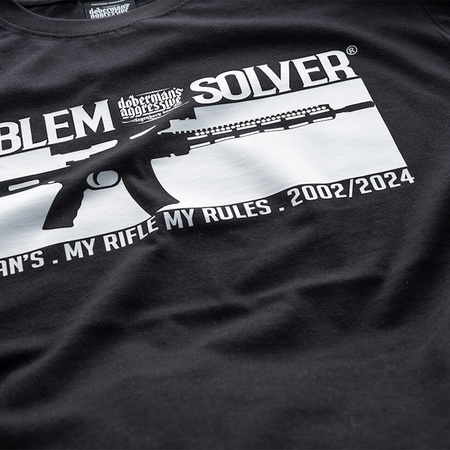 T-shirt DOBERMANS PROBLEM SOLVER TS331 czarny