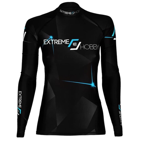 Longsleeve rashguard damski EXTREME HOBBY MT SPORT turkusowy