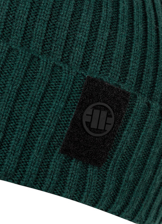 Czapka zimowa PIT BULL VELCRO LOGO zielona (green)