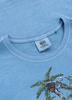 T-shirt damski PIT BULL Denim Washed BEACHBREAK WMN washed blue