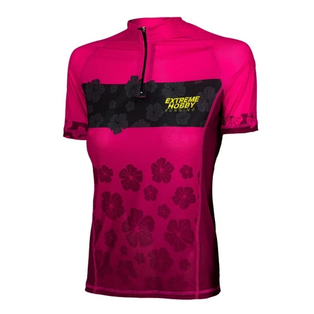 Koszulka Rozpinana Biegowa Damska Flowers
