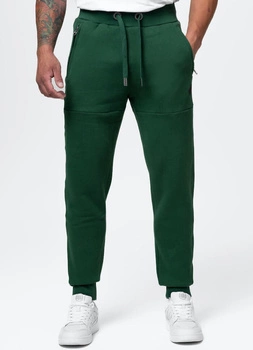 Spodnie sportowe PIT BULL SMALL LOGO HD hunter green