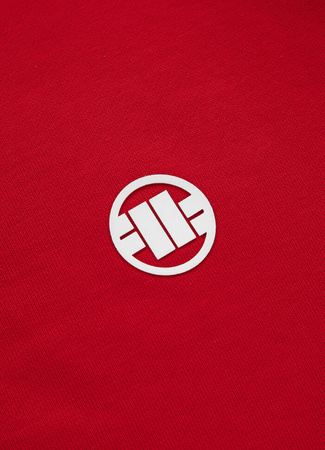 Komplet dresowy PIT BULL SMALL LOGO TERRY czerwony