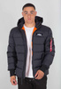 Kurtka ALPHA INDUSTRIES HOODED PUFFER FD czarna 118113 03