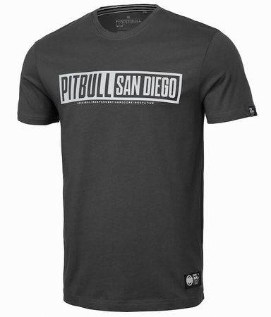 T-shirt PIT BULL EIGHTY NINE DOG grafitowy