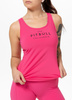Damski Tank top sportowy PIT BULL AVENIDA WMN malinowy