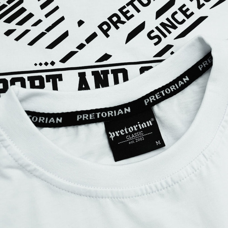 T-shirt PRETORIAN ORIGINAL BRAND biały