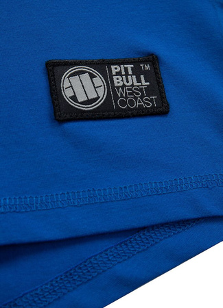 Longsleeve PIT BULL MERCADO SMALL LOGO 210 z kapturem niebieski