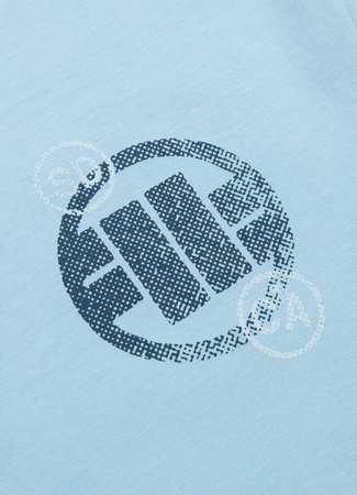 T-shirt PIT BULL SD STAMP light blue