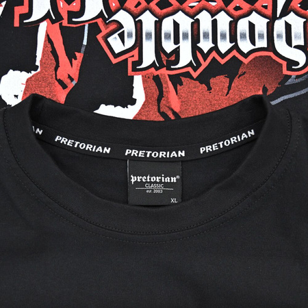 T-shirt PRETORIAN DOUBLE TROUBLE czarny