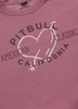 Damska bluza PIT BULL MANZANITA HEART WMN pink prosta