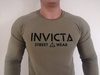 Bluza INVICTA STREETWEAR prosta oliwkowa 