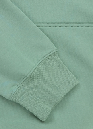 Bluza PIT BULL Tricot Terry GRAFFITI light mint kaptur