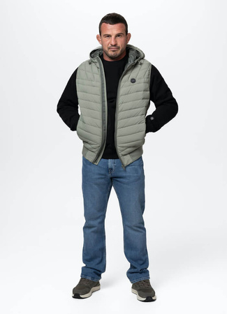 Bezrękawnik PIT BULL NAYLOR HOODED dusty salvia