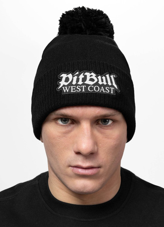 Czapka zimowa PIT BULL BUBBLE ONE TONE OLD LOGO czarna