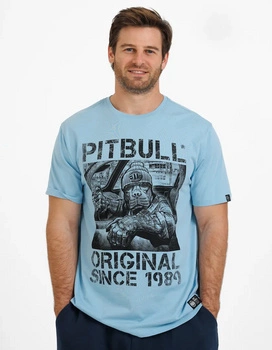T-shirt PIT BULL DRIVE 170 błękitny (light blue)