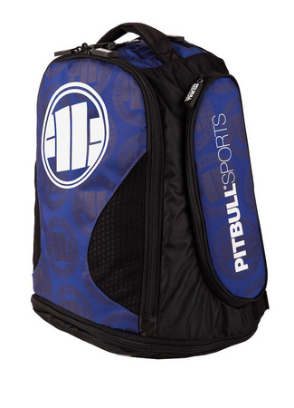 Średni plecak / torba PIT BULL LOGO niebieski