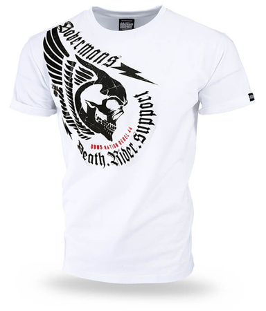 T-shirt DOBERMANS DEATH RIDER TS231 biały