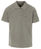 POLO PIT BULL Denim Washed Pique SMALL LOGO grey harbour