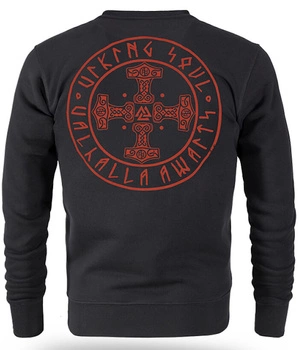 Bluza DOBERMANS CLASSIC THORS CROSS BC386 czarna prosta