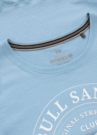 T-shirt damski PIT BULL HEARTIE WMN błękitny (light blue)