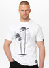 T-shirt PIT BULL PALMS biały