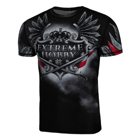 Short sleeve rashguard EXTREME HOBBY HUSARZ czarny