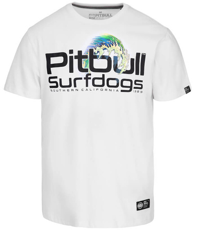 T-shirt PIT BULL CAMINO biały