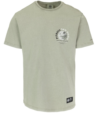 T-shirt PIT BULL Denim Washed PLANET SURF dusty salvia