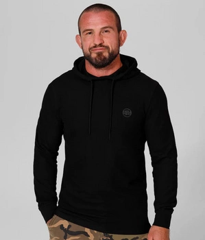 Bluza PIT BULL ROCKEY PIQUE czarna kaptur