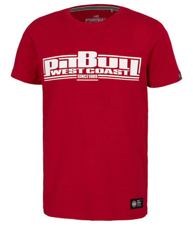 T-shirt dziecięcy PIT BULL CLASSIC BOXING JUNIOR czerwony